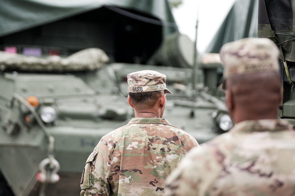 52D ADA BDE Command Team Conducts Battlefield Circulation to Ansbach, Germany