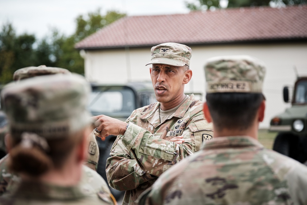 52D ADA BDE Command Team Conducts Battlefield Circulation to Ansbach, Germany