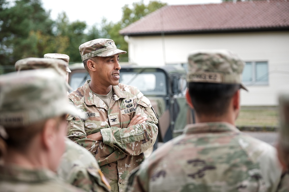 52D ADA BDE Command Team Conducts Battlefield Circulation to Ansbach, Germany