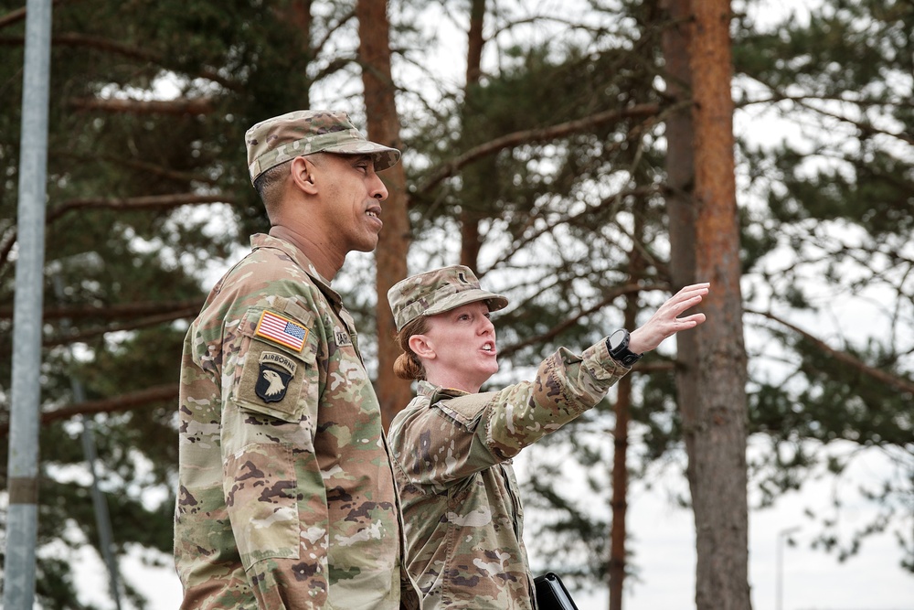 52D ADA BDE Command Team Conducts Battlefield Circulation to Ansbach, Germany