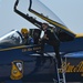 The U.S. Navy Flight Demonstration Team, the Blue Angels perform in Wichita, Kansas at the Frontiers In Flight Air Show.