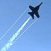 The U.S. Navy Flight Demonstration Team, the Blue Angels perform in Wichita, Kansas at the Frontiers In Flight Air Show..