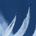 The U.S. Navy Flight Demonstration Team, the Blue Angels perform in Wichita, Kansas at the Frontiers In Flight Air Show.