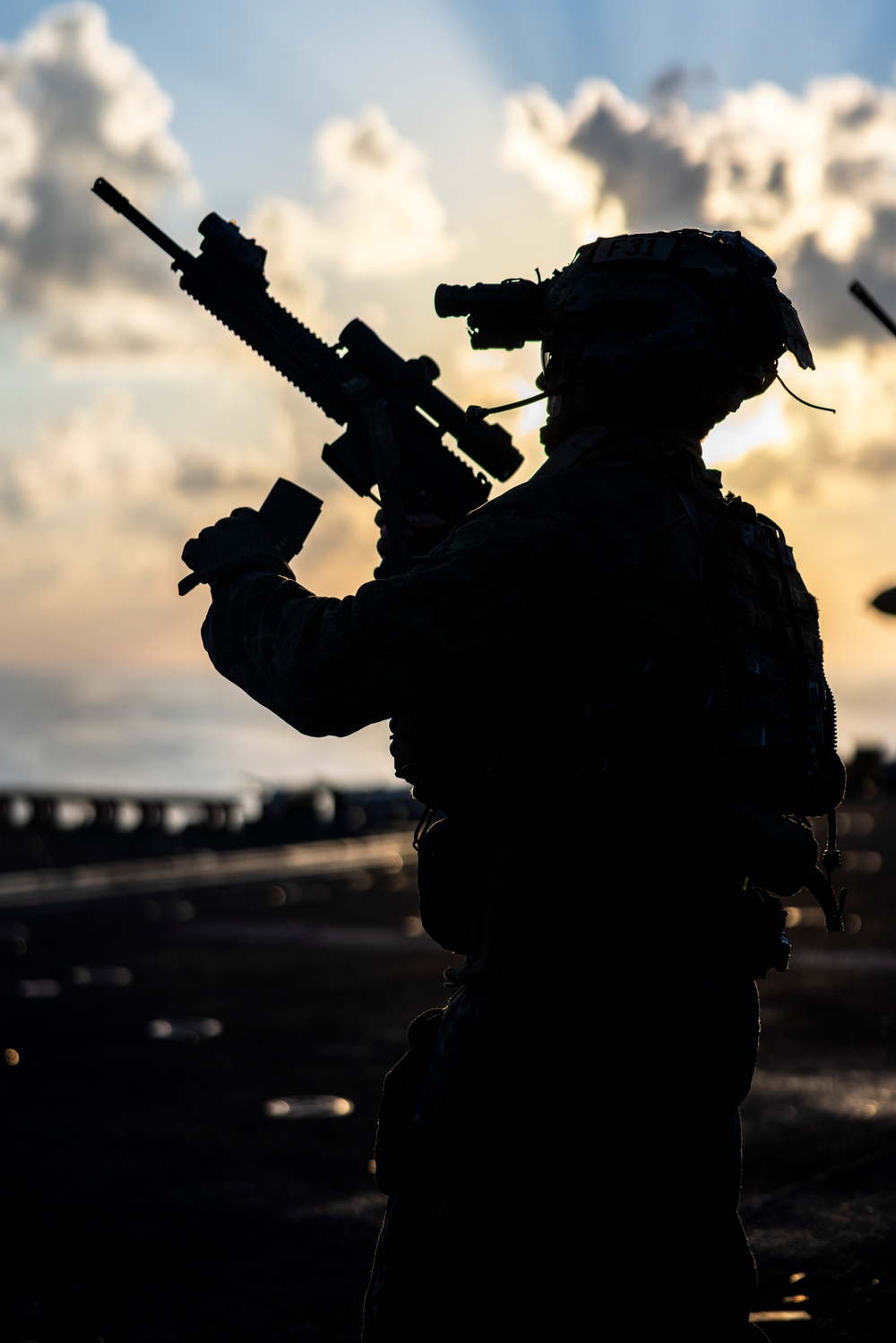 MSPF, 24th MEU (SOC) Deck Shoot Aboard USS Wasp (LHD 1)