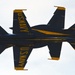 The U.S. Navy Flight Demonstration Team, the Blue Angels, perform in Wichita, Kansas at the Frontiers In Flight Air Show.