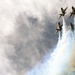 The U.S. Navy Flight Demonstration Team, the Blue Angels, perform in Wichita, Kansas at the Frontiers In Flight Air Show.