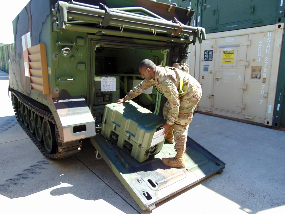 Loading medical equipment