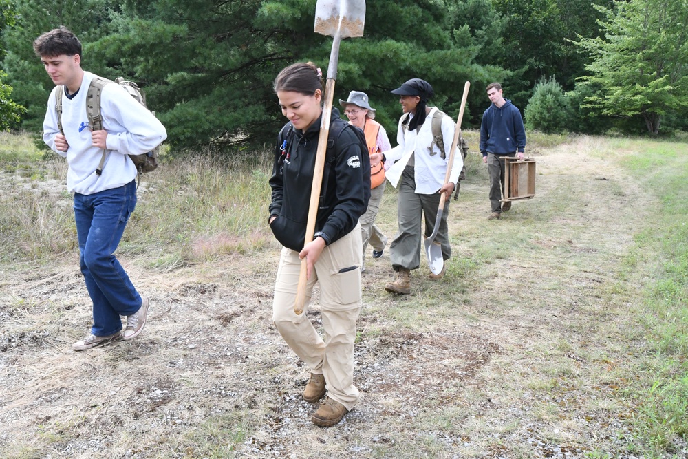 Cadets learn cultural property protection from the ground up during Fort Drum Cultural Resources internship