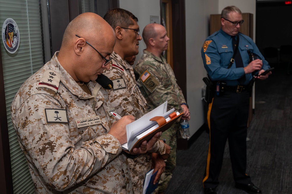 Saudi Arabian Military observes New Jersey Vigilant Guard Exercise