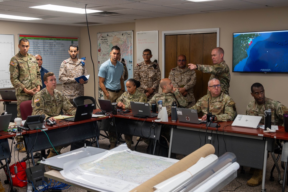 Saudi Arabian Military observes New Jersey Vigilant Guard Exercise