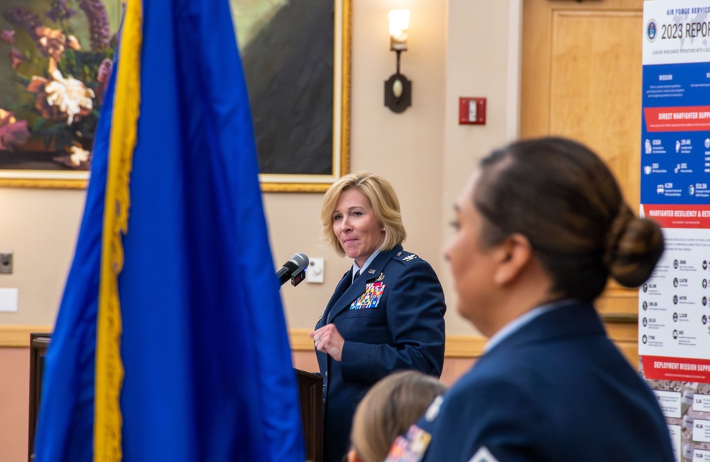 AFIMSC welcomes new Air Force Services Center commander