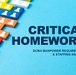 Critical homework will help DCMA find balance