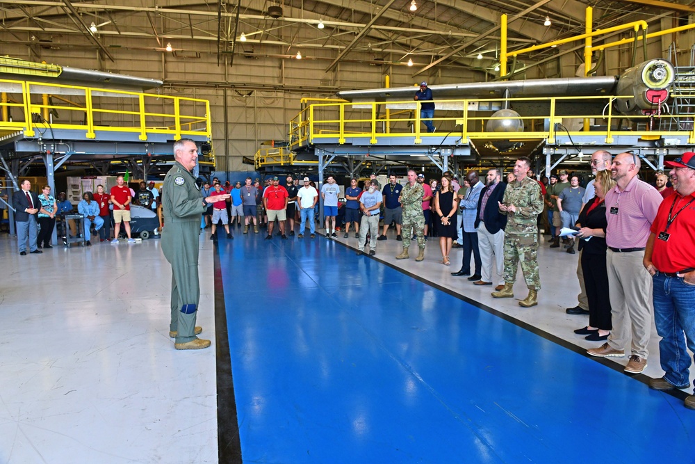 C-130 70-year Anniversary Celebration and AFMC CC AMC CC tour