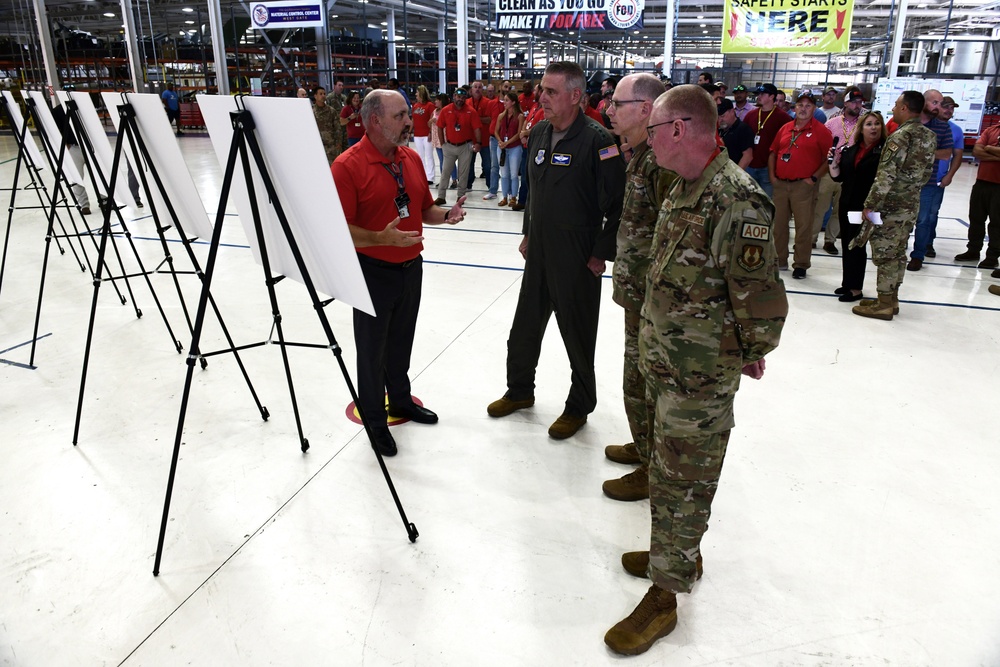 C-130 70-year Anniversary Celebration and AFMC CC AMC CC tour