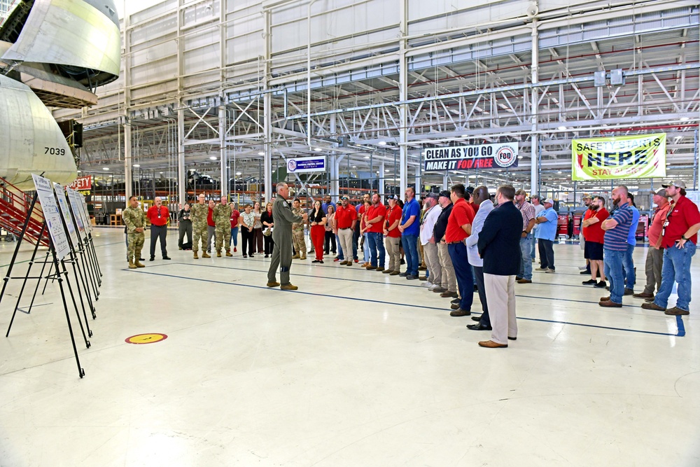 C-130 70-year Anniversary Celebration and AFMC CC AMC CC tour