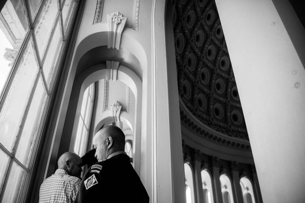 Baltimore District Commander Tours U.S. Capitol Dome