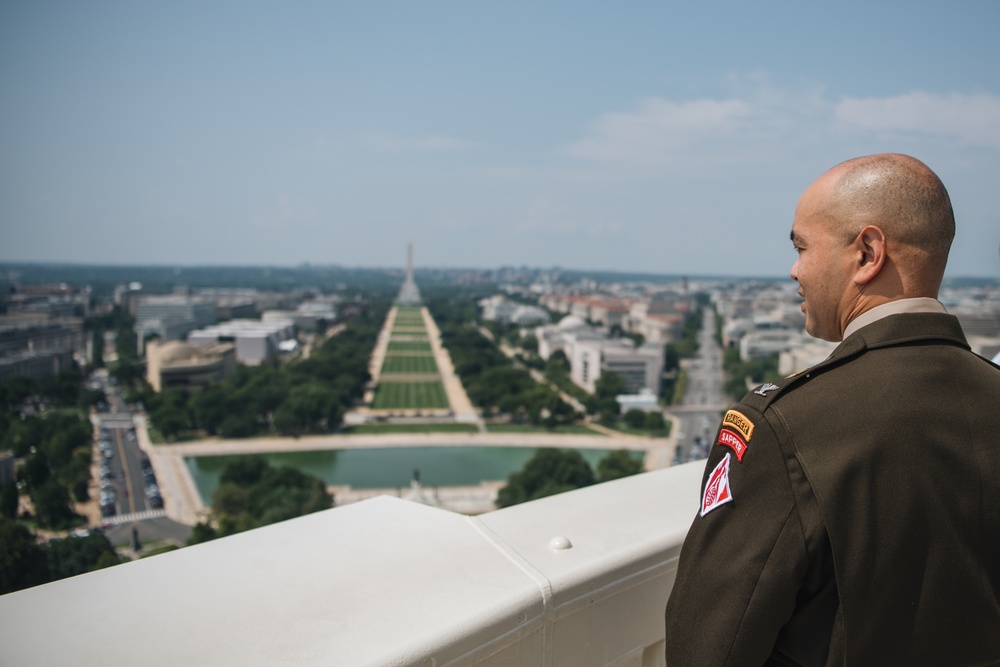 Baltimore District Commander Tours U.S. Capitol Dome