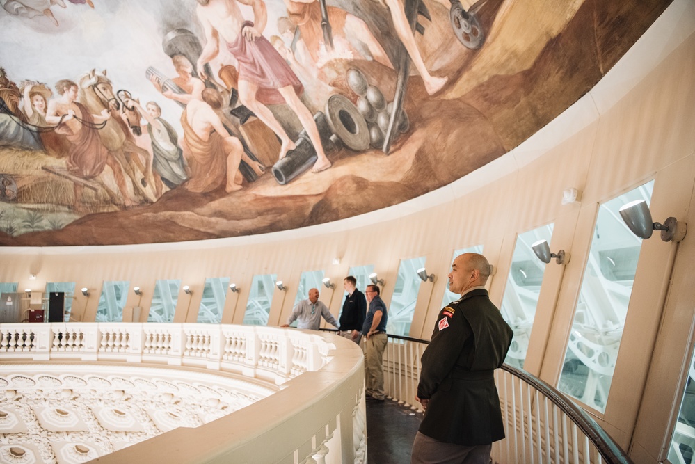 Baltimore District Commander Tours U.S. Capitol Dome