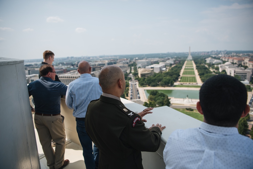 Baltimore District Commander Tours U.S. Capitol Dome