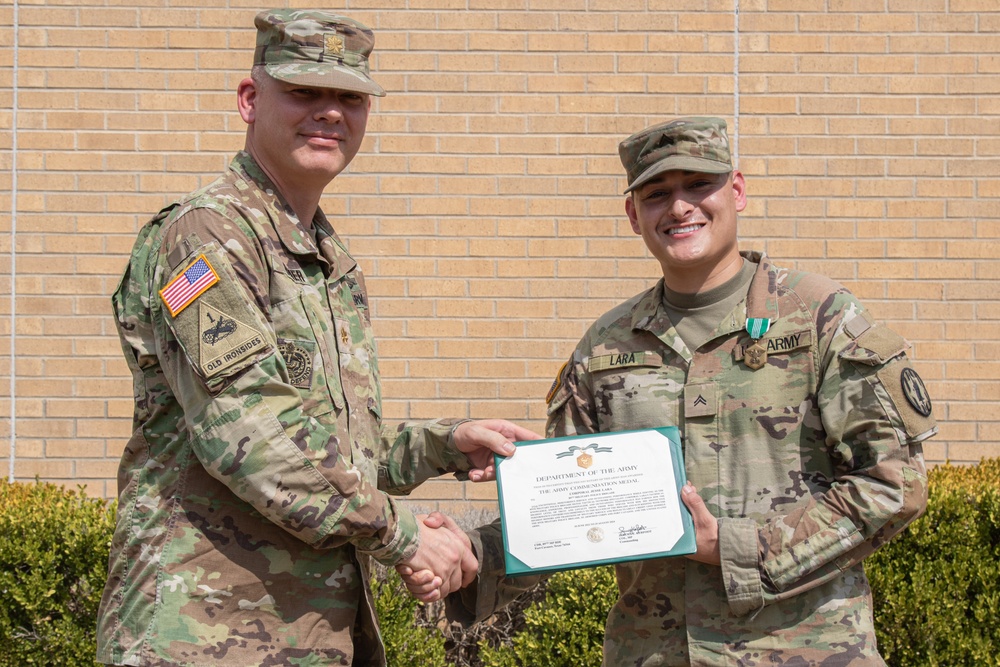 Cpl. Jesse Lara Award Ceremony