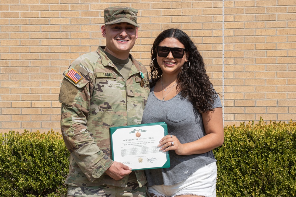 Cpl. Jesse Lara Award Ceremony