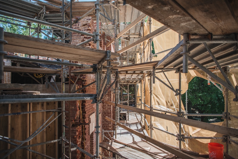 Restoration Ongoing at Washington Aqueduct's Castle Gatehouse