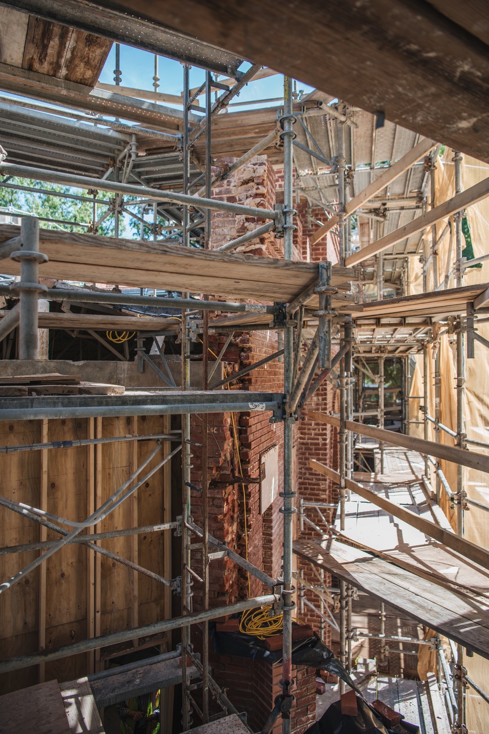 Restoration Ongoing at Washington Aqueduct's Castle Gatehouse