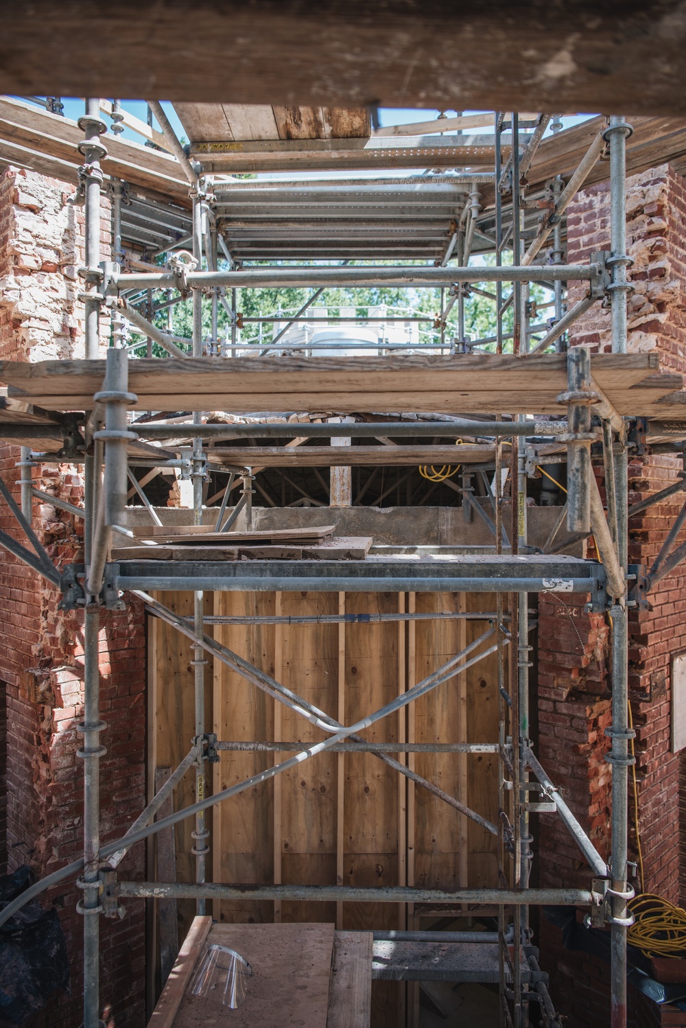 Restoration Ongoing at Washington Aqueduct's Castle Gatehouse