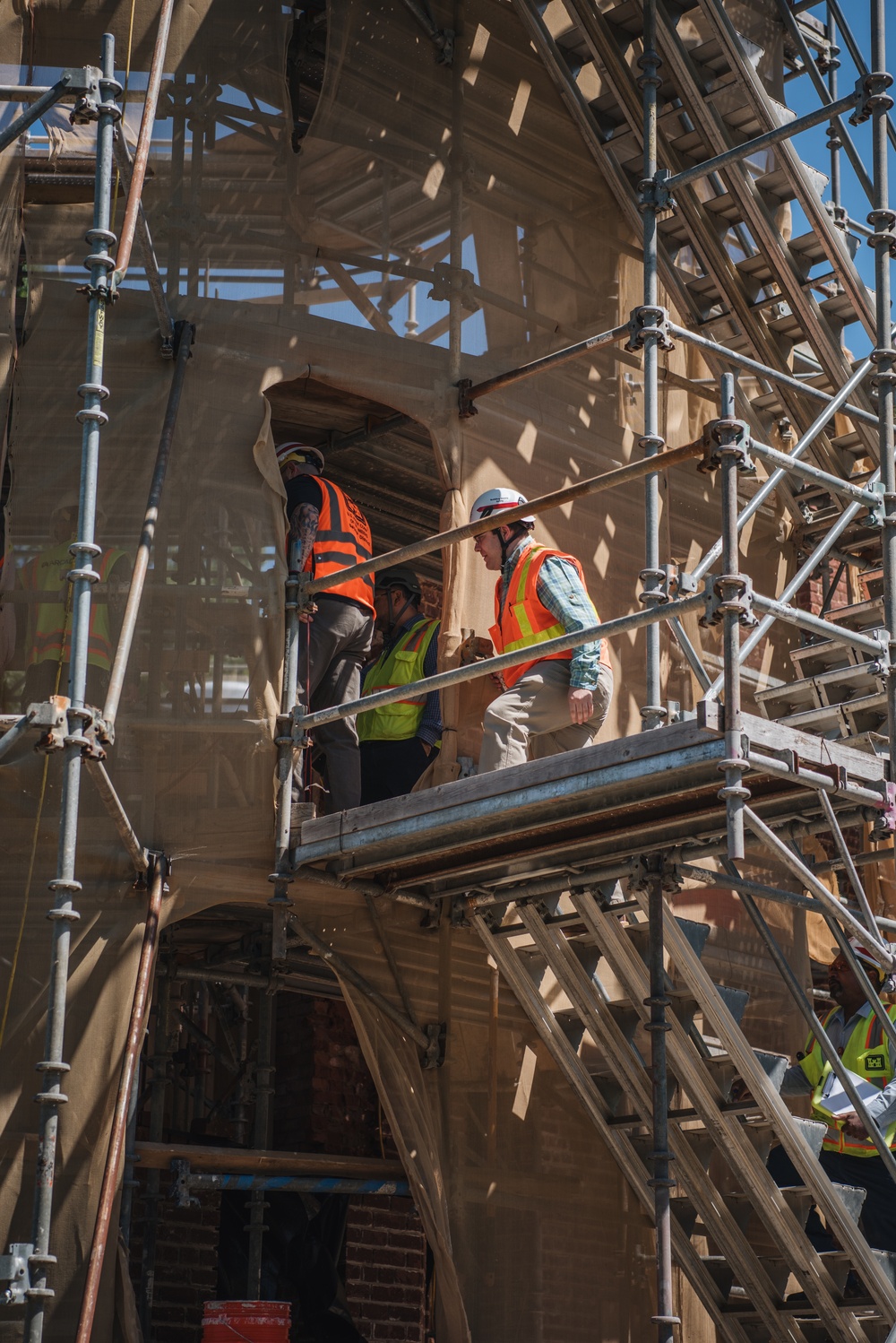 Restoration Ongoing at Washington Aqueduct's Castle Gatehouse