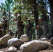 Marines with 2nd Battalion, 1st Marine Regiment practice setting up one rope bridges