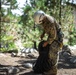 Marines with 2nd Battalion, 1st Marine Regiment practice setting up one rope bridges