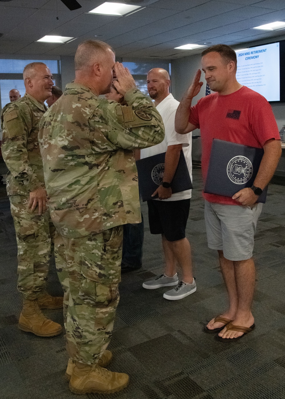104th Maintenance Group honors 205 years of collective service at annual retirement ceremony