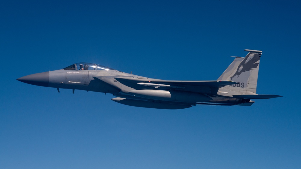 Travis KC-10 aircrew refuels F-15Es, C-5 and KC-46