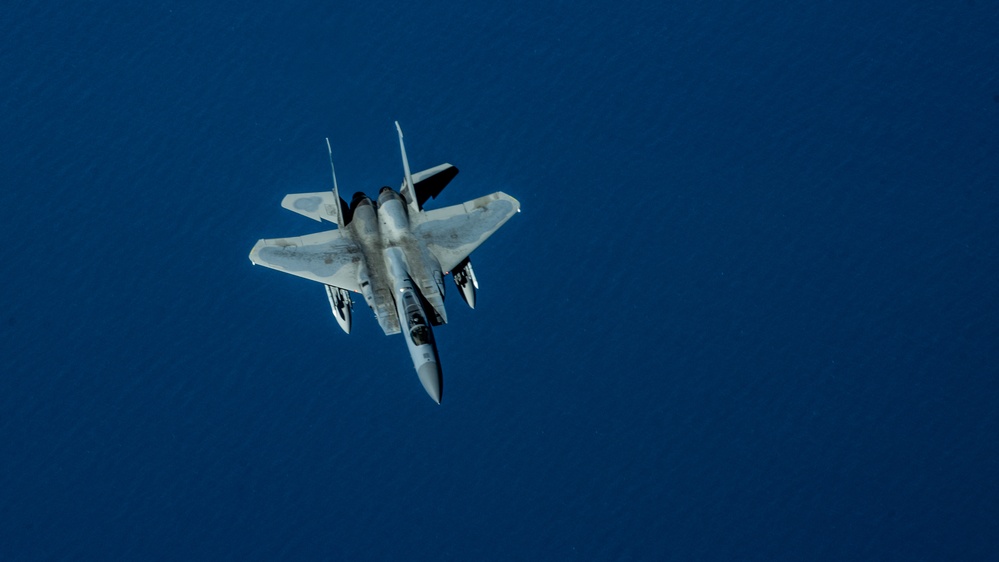 Travis KC-10 aircrew refuels F-15Es, C-5 and KC-46