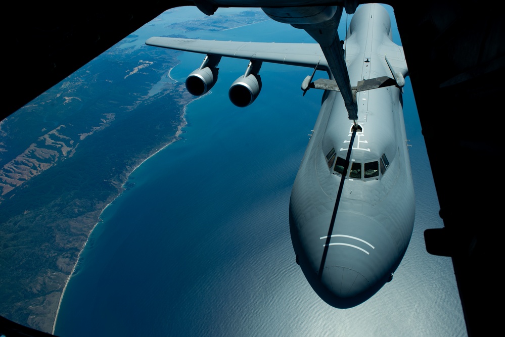 Travis KC-10 aircrew refuels F-15Es, C-5 and KC-46