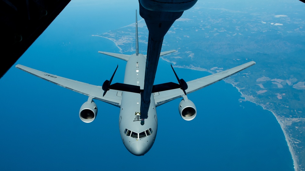 Travis KC-10 aircrew refuels F-15Es, C-5 and KC-46