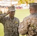 Elizondo relieves Fairbanks as 3/11 Sergeant Major during relief and appointment ceremony