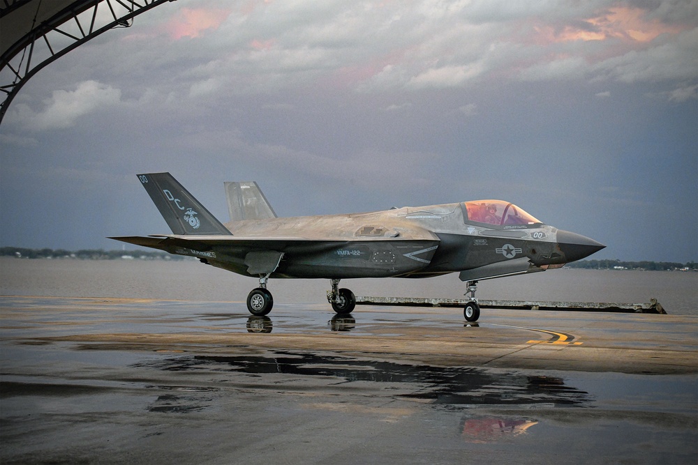 Fleet Readiness Center Southeast inducts first F-35B aircraft and F135 power module for depot-level work