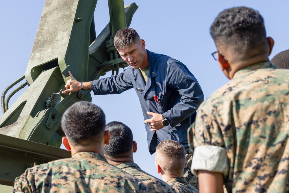 Motor Transport Marines learn to operate LSVR MKR18 Cargo Vehicle