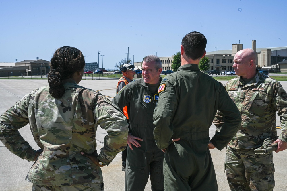 18th Air Force visit