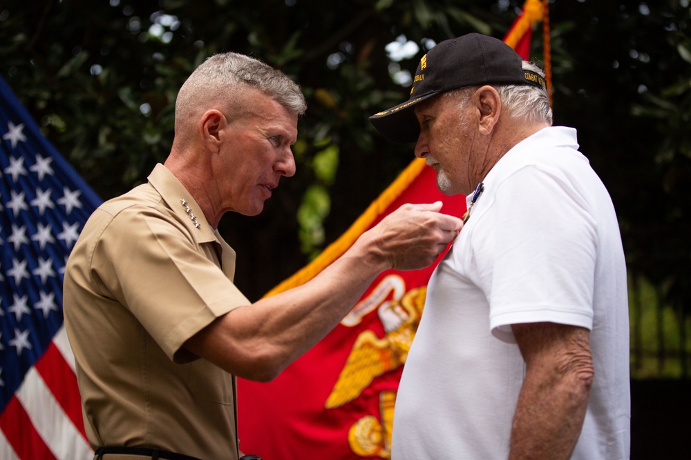 Cpl. Daniel L. Hellers Receives Navy Cross