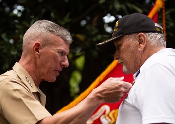 Cpl. Daniel L. Hellers Receives Navy Cross