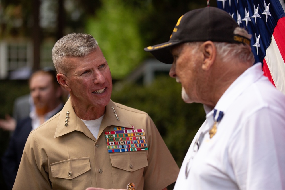 Cpl. Daniel L. Hellers Receives Navy Cross