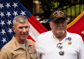 Cpl. Daniel L. Hellers Receives Navy Cross