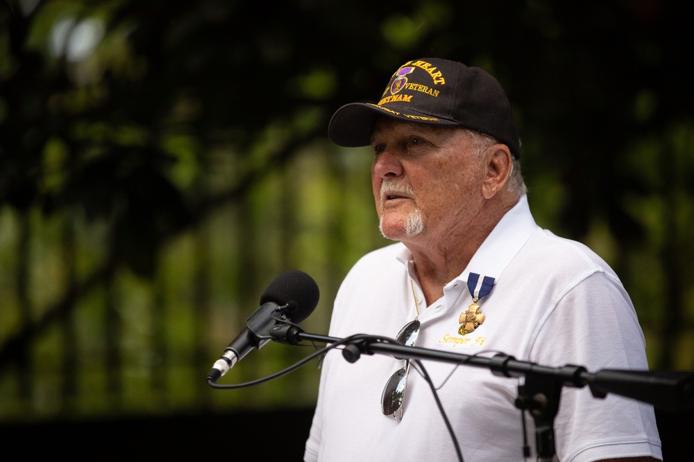 Cpl. Daniel L. Hellers Receives Navy Cross