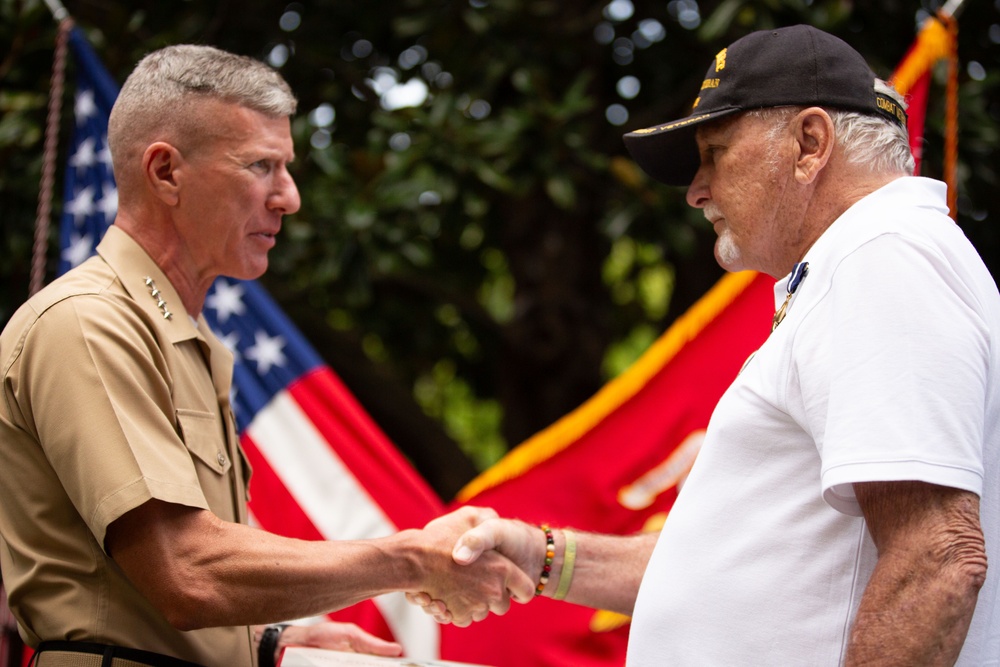 Cpl. Daniel L. Hellers Receives Navy Cross