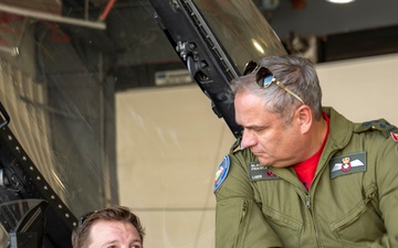 LGen Blaise Frawley tours 140th Wing