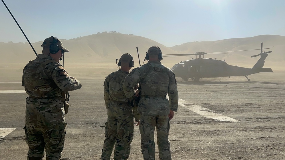 Beale Airmen conduct Landing Zone operations at California National Guard’s showcase of West Coast Landing Zone