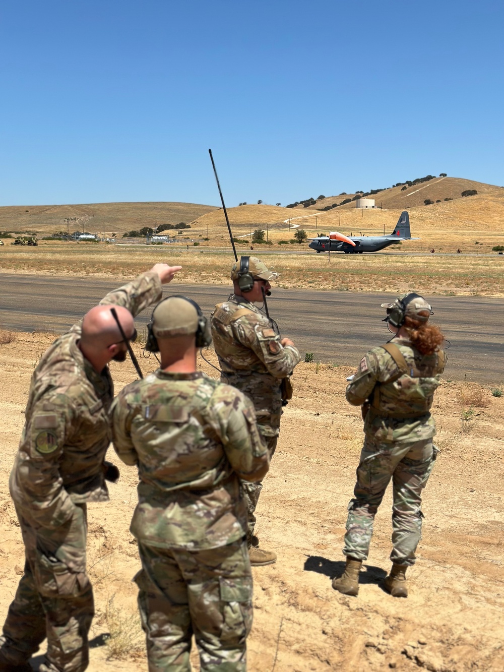 Beale Airmen conduct Landing Zone operations at California National Guard’s showcase of West Coast Landing Zone