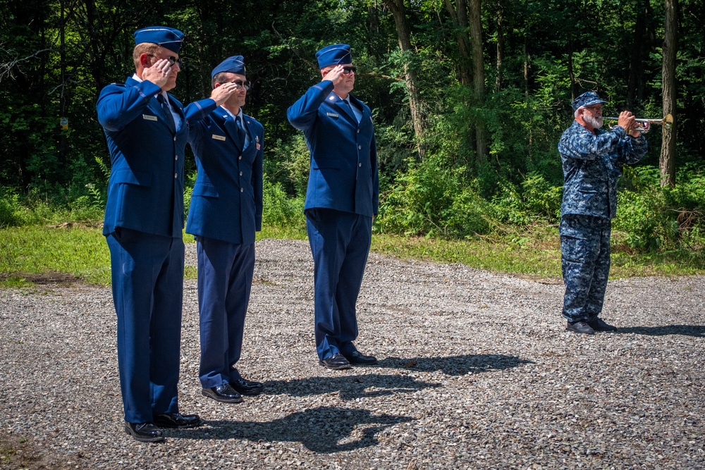 174th Attack Wing Airmen Attend Historical Marker Ceremony Honoring Fallen WW2 Soldiers